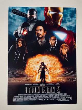 collezione iron man: poster cinema marvel in a3!
