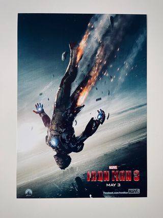 collezione iron man: poster cinema marvel in a3!