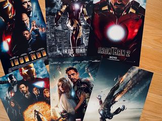collezione iron man: poster cinema marvel in a3!