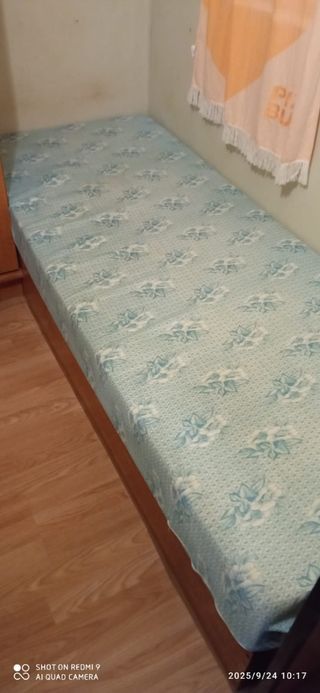 Colchón individual tela para modulo o caravana