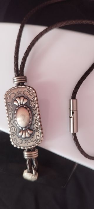 Collar Viceroy Plata y Cuero