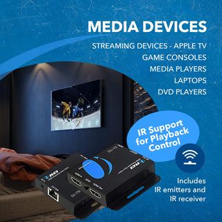 Extensor HDMI 70m a través de Ethernet 4K CAT5/6/7