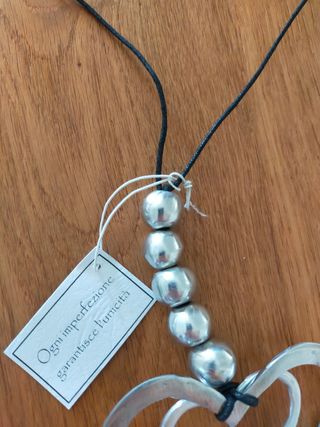 Collana con ciondolo a cuore artigianale