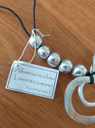 Collana con ciondolo a cuore artigianale