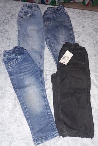 Pantalones vaqueros para niño talla 24/36