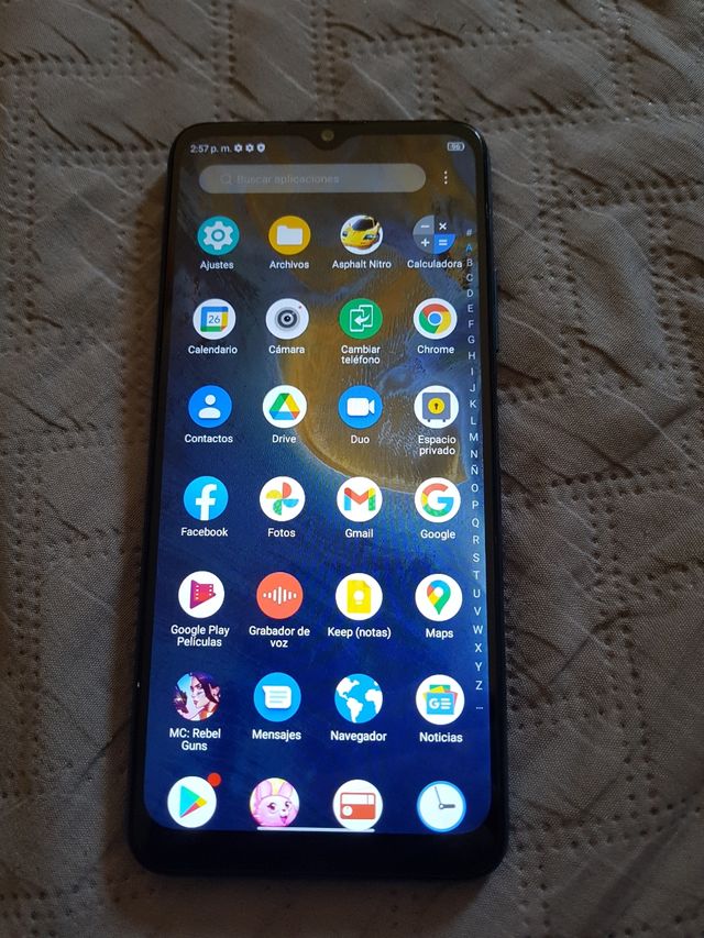 ZTE Blade A71 - Funda,Caja y cargador.