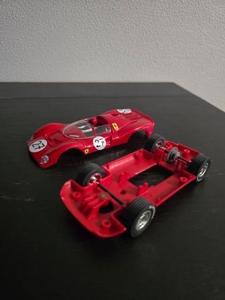 Carroceria y chasis Ferrari 330 GT Scalextric