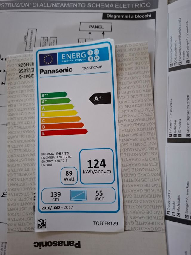 TV Panasonic 55 pollici