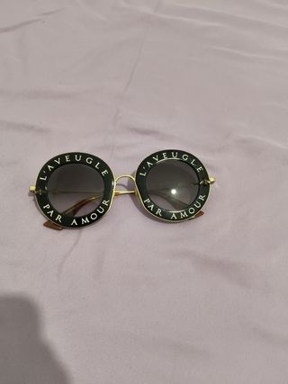 Gafas de sol Gucci redondas L'aveugle Par Amour