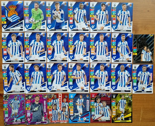 Plantilla REAL SOCIEDAD. Liga 2023 2024 Adrenalyn