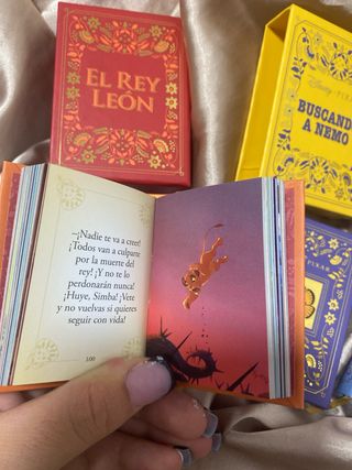 libros mini de Disney 