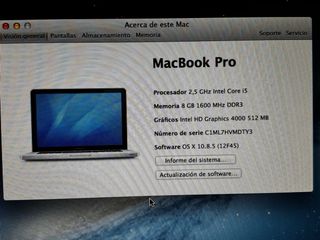 MacBook Pro 2011 Plata