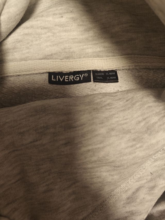 Sudadera Cuello Alto Gris XL