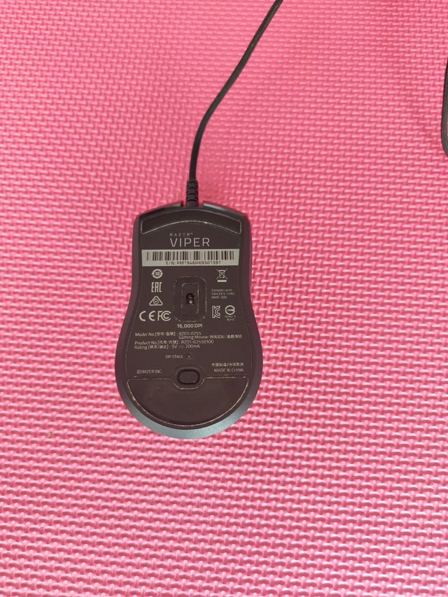 Razer Viper Ratón Gaming con Cable Negro