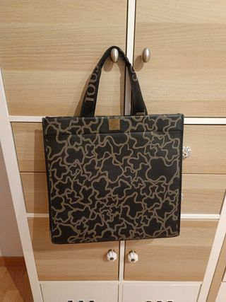 Bolso Tote Tous Negro y Marrón Original