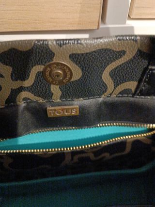 Bolso Tote Tous Negro y Marrón Original