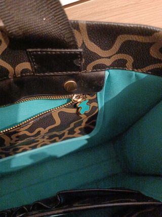 Bolso Tote Tous Negro y Marrón Original