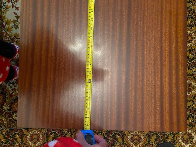 Mesa de sala extensible de madera