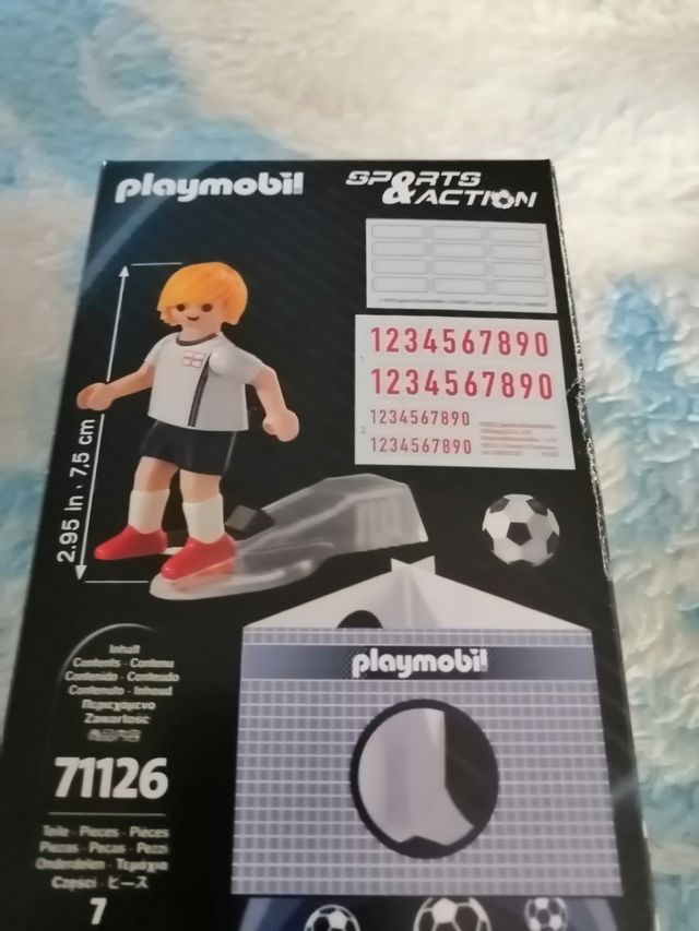 Playmobil 71126 Jugador fútbol INGLATERRA