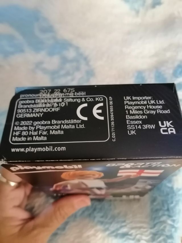 Playmobil 71126 Jugador fútbol INGLATERRA