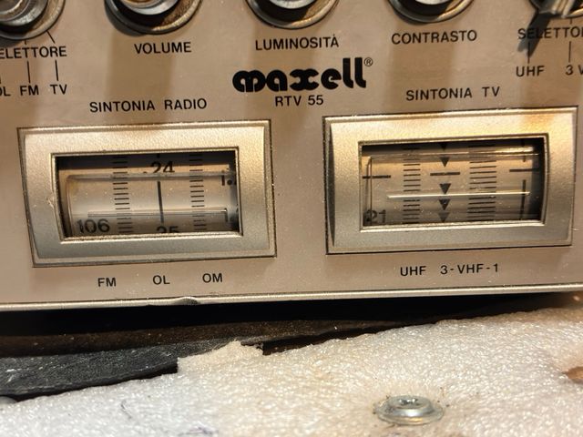 Maxell RTV 55 TV Radio Portatile