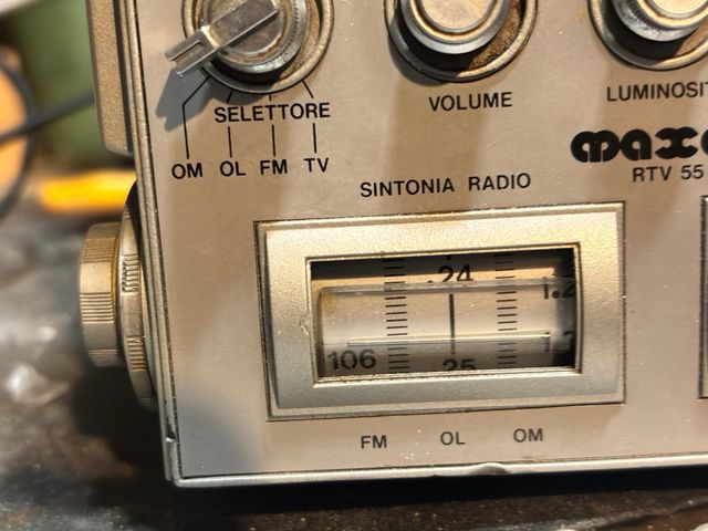 Maxell RTV 55 TV Radio Portatile