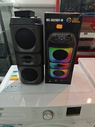 Altavoz MS-3629BT-M con luces LED
