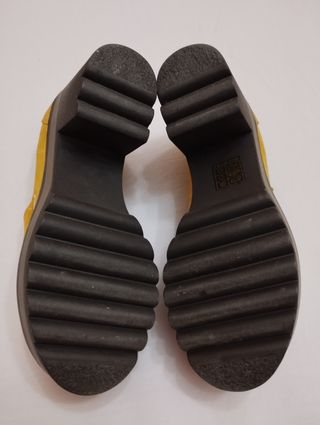 Mocasines plataforma flecos mujer T.37