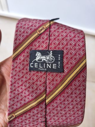 Corbata Celine Seda Roja