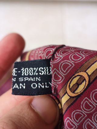 Corbata Celine Seda Roja