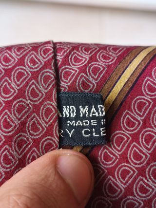 Corbata Celine Seda Roja