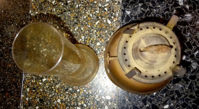 Lampada a petrolio vintage