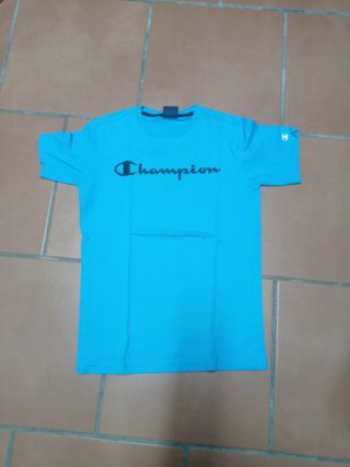 Camiseta Champion Azul. Talla 11/12