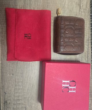 Monedero Piel CH Carolina Herrera Marrón