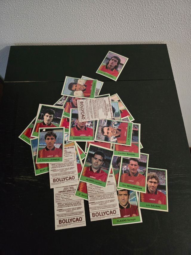 32 Cromos Bollycao Selección Española USA '94