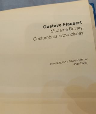 Madame Bovary.  Libro como nuevo