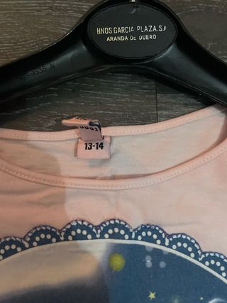 Camiseta manga larga gor-juss niña 13/14 años
