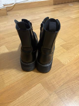 Botas estilo Dr. Martens negras plataforma 39
