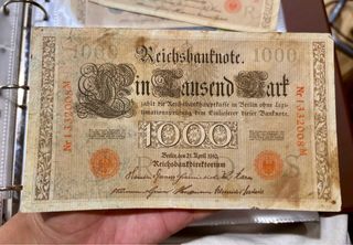 Reichsbanknote Mark, billetes antiguos alemanes
