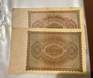 Reichsbanknote Mark, billetes antiguos alemanes