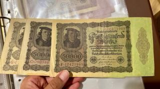 Reichsbanknote Mark, billetes antiguos alemanes