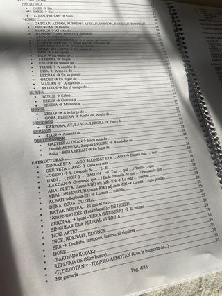 Cuaderno Gramática de Euskera
Nivel B2