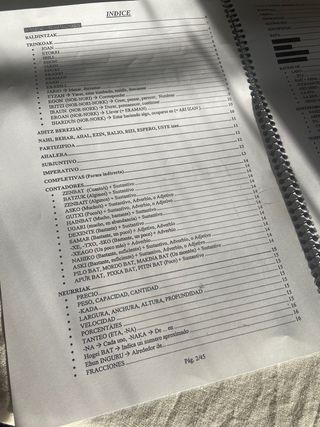Cuaderno Gramática de Euskera
Nivel B2
