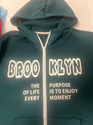 Sudadera SHEIN cremallera BROOKLYN M