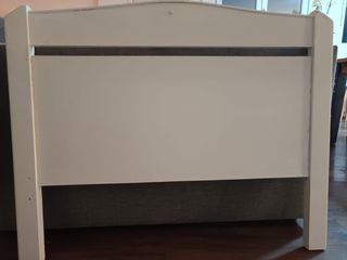 Cabecero cama 90 infantil madera y láminas a juego
