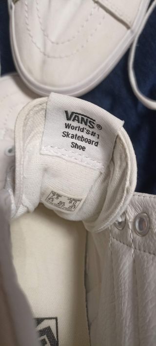 Zapatillas VANS Botines Blancas Talla [Talla]