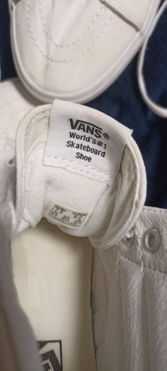 Zapatillas VANS Botines Blancas Talla [Talla]