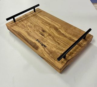 Tagliere Vassoio Legno Ulivo Arte Legno