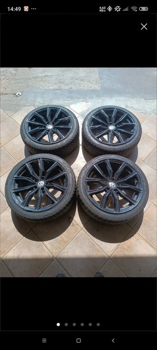 Llantas Volkswagen 19 con neumáticos