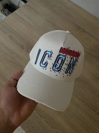 Gorra Dsquared2 Icon Blanca Multicolor
